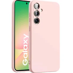 Samsung Galaxy A56 5G - Silikon Case mit Mikrofaser-Innenseite