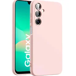 Samsung Galaxy A17 5G - Silikon Case mit Mikrofaser-Innenseite