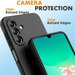 Samsung Galaxy A17 5G - Silikon Case mit Mikrofaser-Innenseite