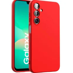 Samsung Galaxy A17 5G - Silikon Case mit Mikrofaser-Innenseite