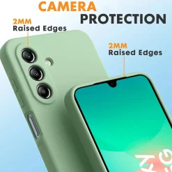 Samsung Galaxy A17 5G - Silikon Case mit Mikrofaser-Innenseite