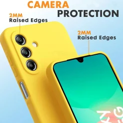 Samsung Galaxy A17 5G - Silikon Case mit Mikrofaser-Innenseite
