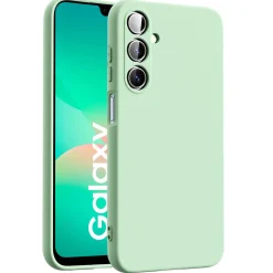 Samsung Galaxy A17 5G - Silikon Case mit Mikrofaser-Innenseite