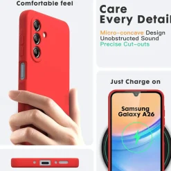 Samsung Galaxy A17 5G - Silikon Case mit Mikrofaser-Innenseite