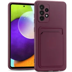 Samsung Galaxy A23 5G - Silikonhülle mit Kartenfach & Kameraschutz