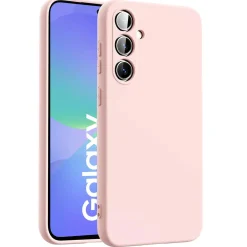 Samsung Galaxy A36 5G - Silikon Case mit Mikrofaser-Innenseite