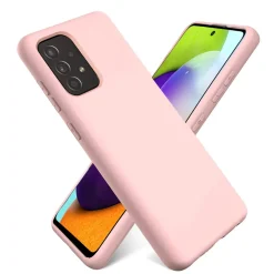 Samsung Galaxy A53 5G - Silikon Case mit Mikrofaser-Innenseite