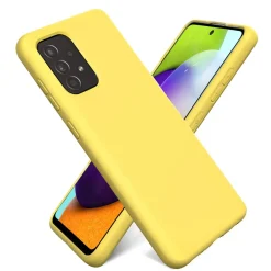 Samsung Galaxy A53 5G - Silikon Case mit Mikrofaser-Innenseite