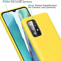 Samsung Galaxy A53 5G - Silikon Case mit Mikrofaser-Innenseite