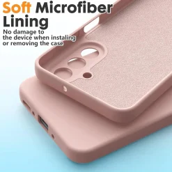 Samsung Galaxy A26 5G - Silikon Case mit Mikrofaser-Innenseite