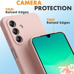 Samsung Galaxy A26 5G - Silikon Case mit Mikrofaser-Innenseite