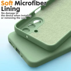 Samsung Galaxy A26 5G - Silikon Case mit Mikrofaser-Innenseite