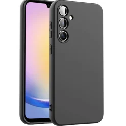Samsung Galaxy A25 5G - Silikon Case mit Mikrofaser-Innenseite