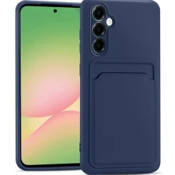 Samsung Galaxy A56 5G - Silikonhülle mit Kartenfach & Kameraschutz