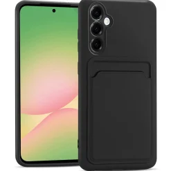 Samsung Galaxy A56 5G - Silikonhülle mit Kartenfach & Kameraschutz