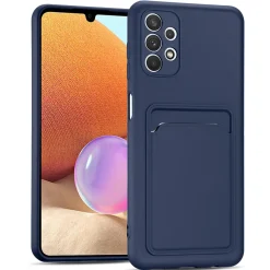 Samsung Galaxy A13 4G - Silikonhülle mit Kartenfach & Kameraschutz