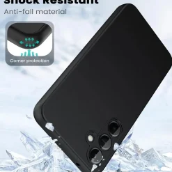 Samsung Galaxy A56 5G - Slim Silikon Backcover Schwarz