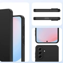 Samsung Galaxy A56 5G - Slim Silikon Backcover Schwarz