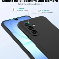 Samsung Galaxy A17 5G - Slim Silikon Backcover Schwarz