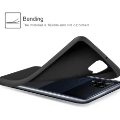 Samsung Galaxy A42 5G - Slim Silikon Backcover Schwarz