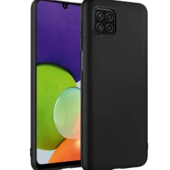 Samsung Galaxy A22 5G - Slim Silikon Backcover Schwarz