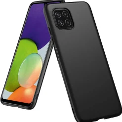 Samsung Galaxy A22 5G - Slim Silikon Backcover Schwarz