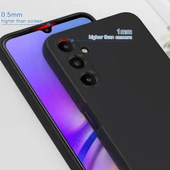 Samsung Galaxy A25 5G - Slim Silikon Backcover Schwarz