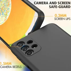 Samsung Galaxy A13 4G - Slim Silikon Backcover Schwarz