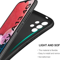 Samsung Galaxy A13 4G - Slim Silikon Backcover Schwarz