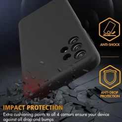 Samsung Galaxy A13 4G - Slim Silikon Backcover Schwarz