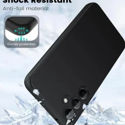 Samsung Galaxy A35 5G - Slim Silikon Backcover Schwarz