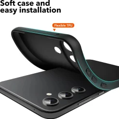 Samsung Galaxy A35 5G - Slim Silikon Backcover Schwarz