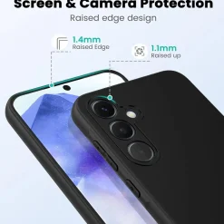 Samsung Galaxy A35 5G - Slim Silikon Backcover Schwarz