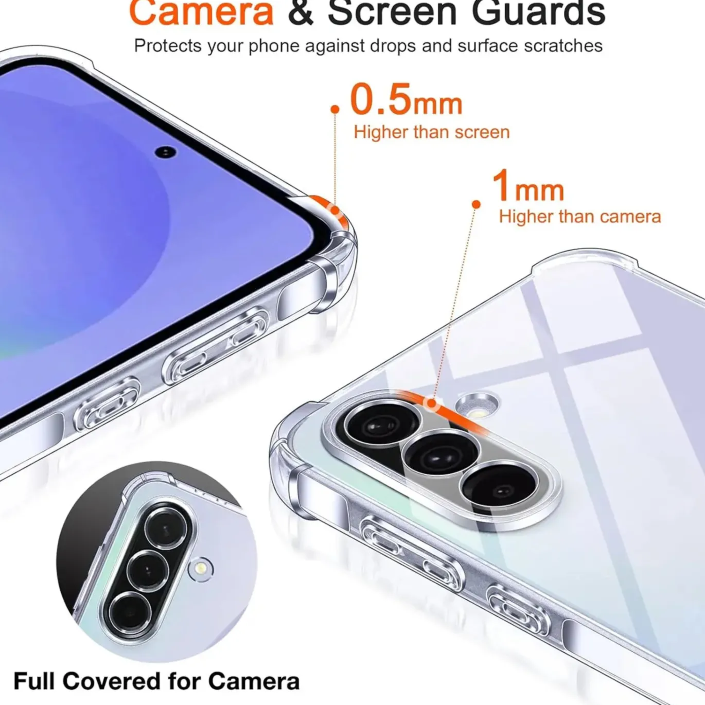 Samsung Galaxy A36 5G - Stoßfestes Clear Case