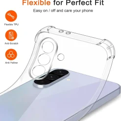 Samsung Galaxy A36 5G - Stoßfestes Clear Case