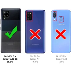 Samsung Galaxy A42 5G - Stoßfestes Clear Case