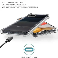Samsung Galaxy A42 5G - Stoßfestes Clear Case