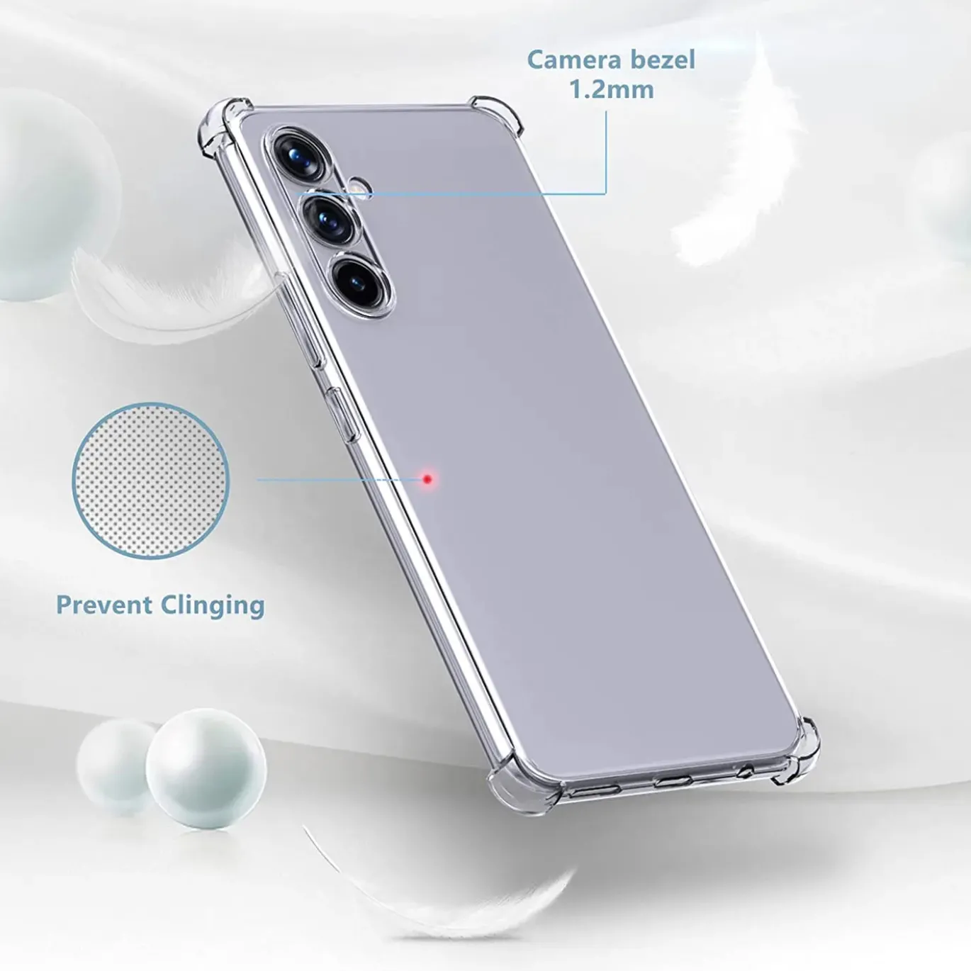 Samsung Galaxy A54 5G - Stoßfestes Clear Case