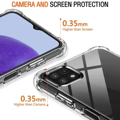 Samsung Galaxy A22 5G - Stoßfestes Clear Case