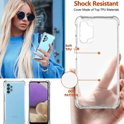 Samsung Galaxy A32 5G - Stoßfestes Clear Case