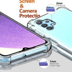 Samsung Galaxy A32 5G - Stoßfestes Clear Case