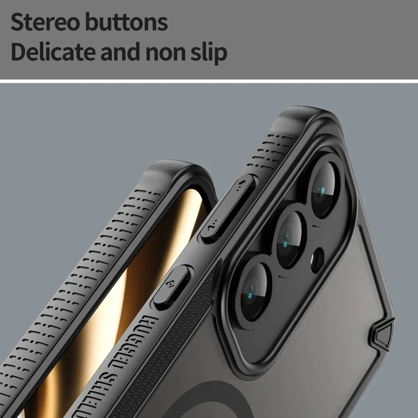 Samsung Galaxy A56 5G - Stoßfestes MagSafe Case in Schwarz mit halbtransparenter Rückseite