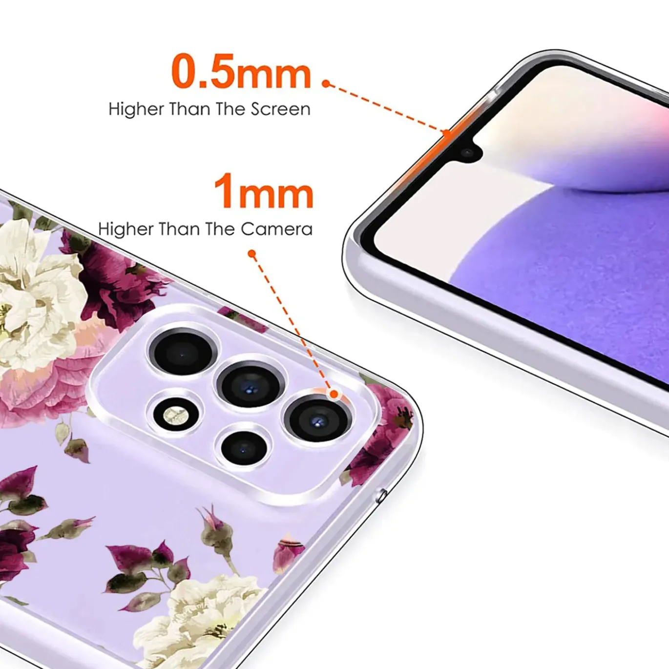 Samsung Galaxy A33 5G - TPU Case mit Motivdruck