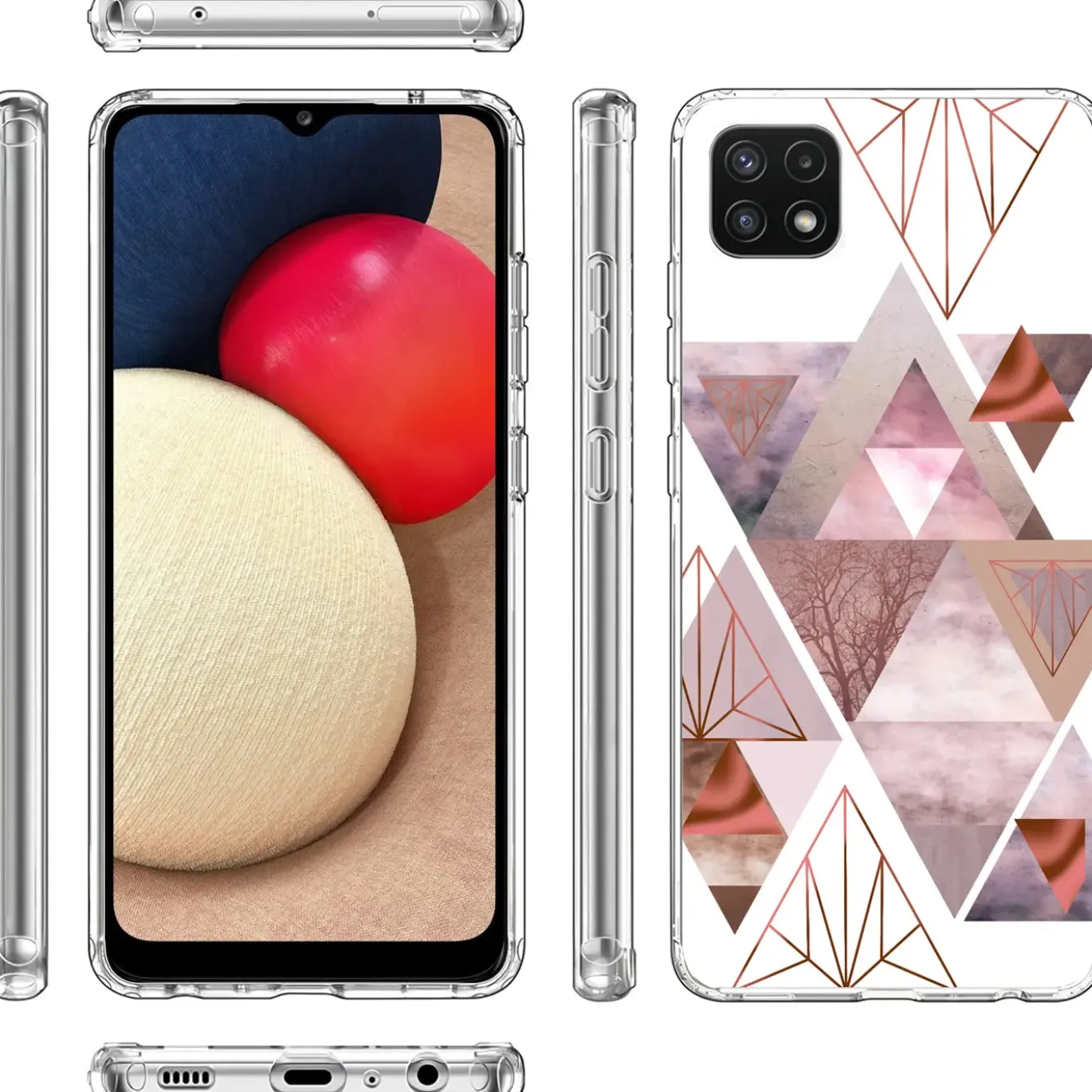 Samsung Galaxy A22 5G - TPU Case mit Motivdruck