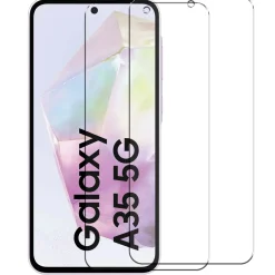 Samsung Galaxy A35 5G - 2x 9H Panzer Glasfolie, Displayfolie