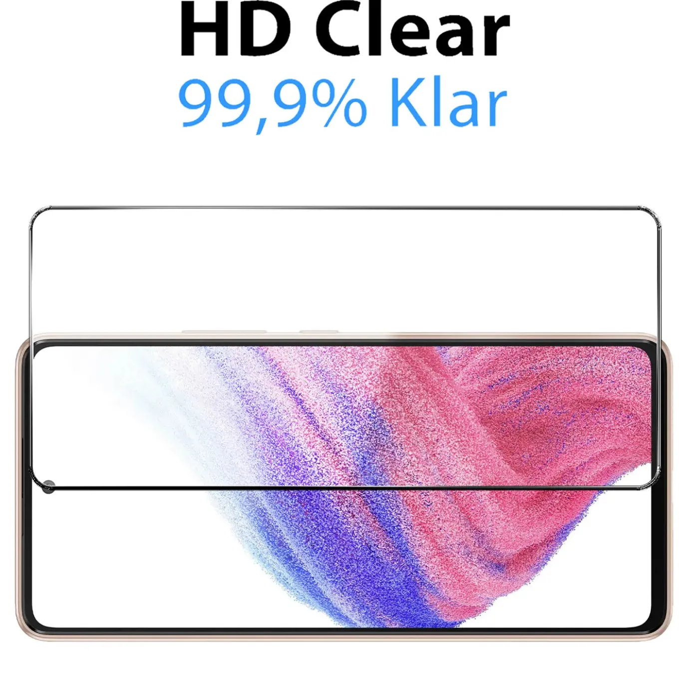 Samsung Galaxy A54 5G - 2x 9H Panzer Glasfolie, Displayfolie