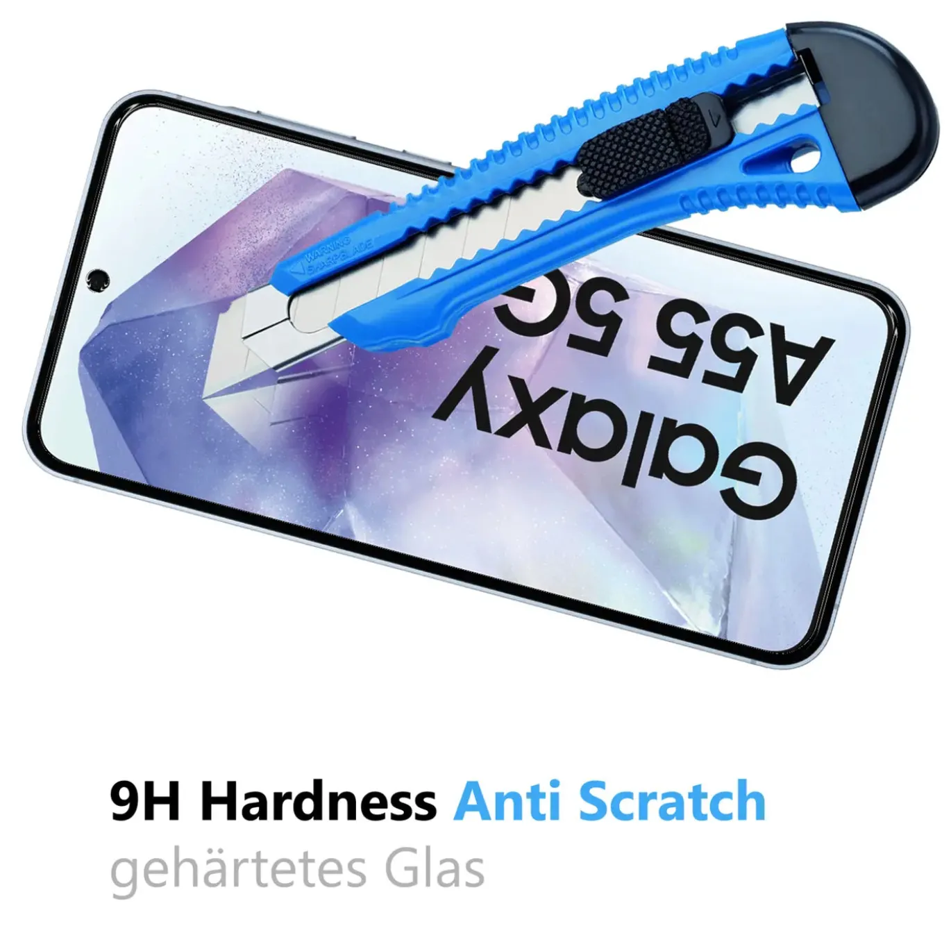 Samsung Galaxy A55 5G - 2x 9H Panzer Glasfolie, Displayfolie