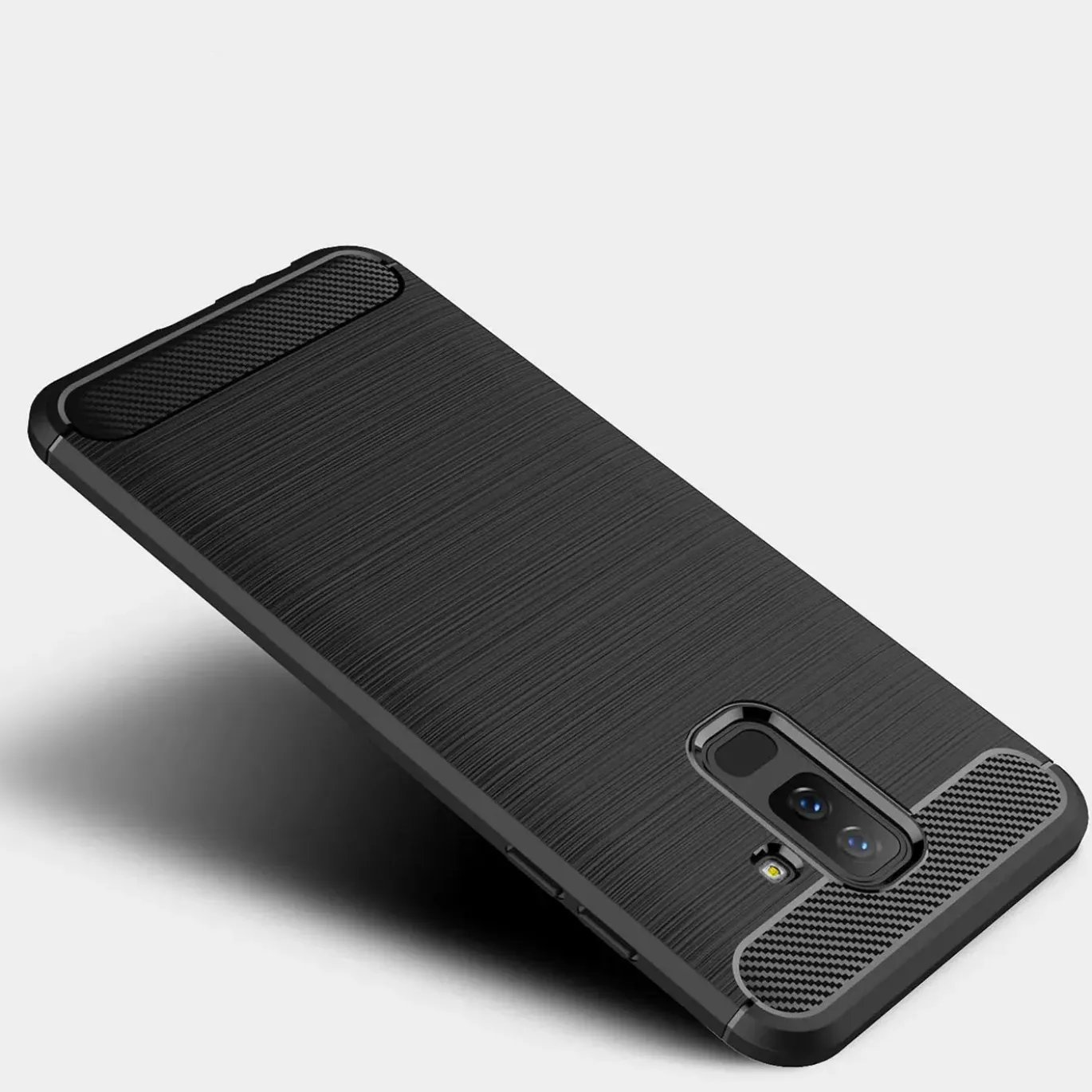 Samsung Galaxy A8 Plus 2018 - Carbon Case Hülle, stoßfest