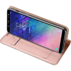 Samsung Galaxy A6 Plus - Booklet Case mit Magnetverschluss