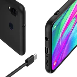 Samsung Galaxy A20e - Slim Silikon Backcover Schwarz